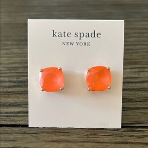 EUC Kate Spade Coral Stud Earrings
